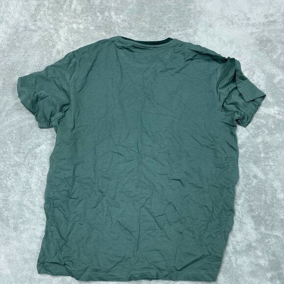 Scotch & Soda Mens Green Ribbed T-Shirt XL Cotton Blend Casual Crewneck a0628 - Picture 7 of 8